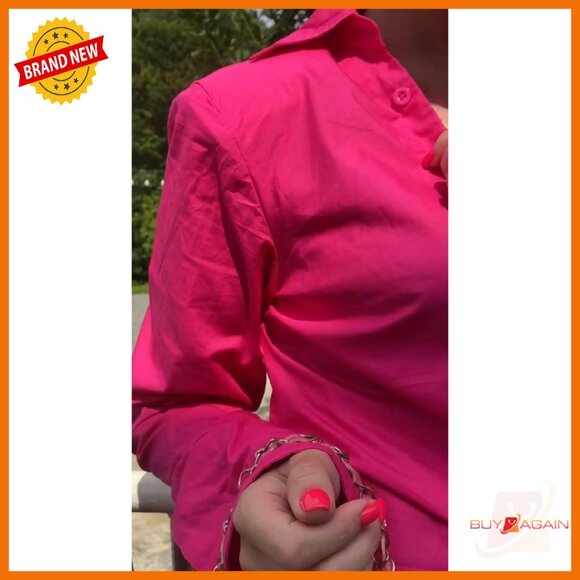 Long Sleeve Ruched V-Neck Tunic with Side Split High-Low Hem - Picture 5 of 8